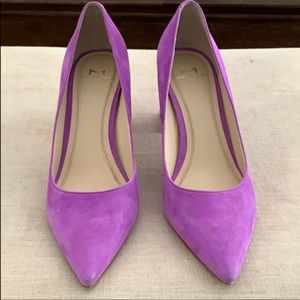 Marc Fisher Lilac suede pumps
